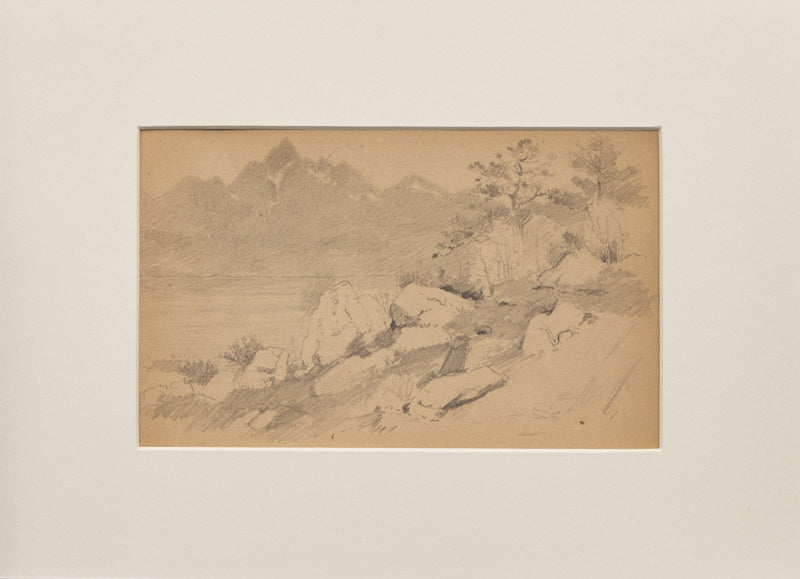 Untitled (Rock Formation), Drawing, circa 1910