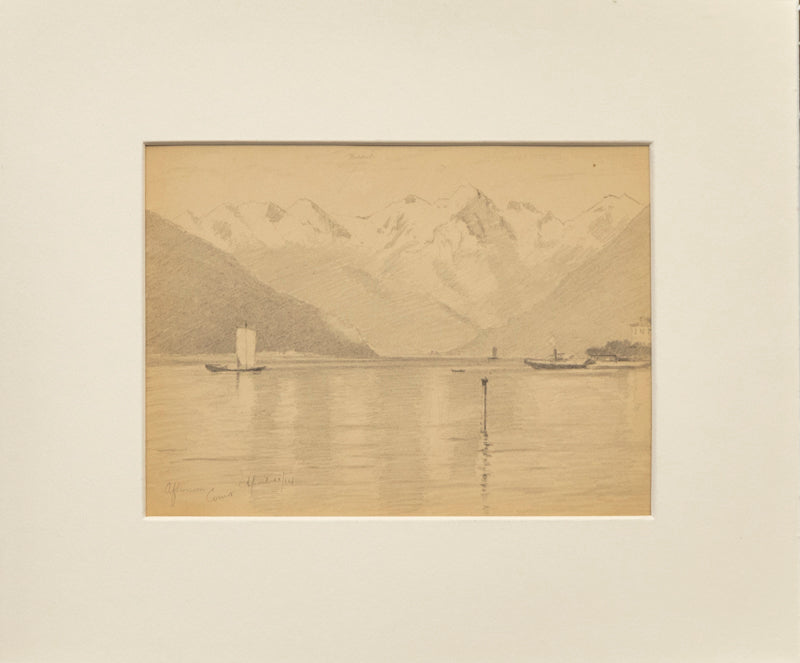 Afternoon, Como, Drawing, 1914