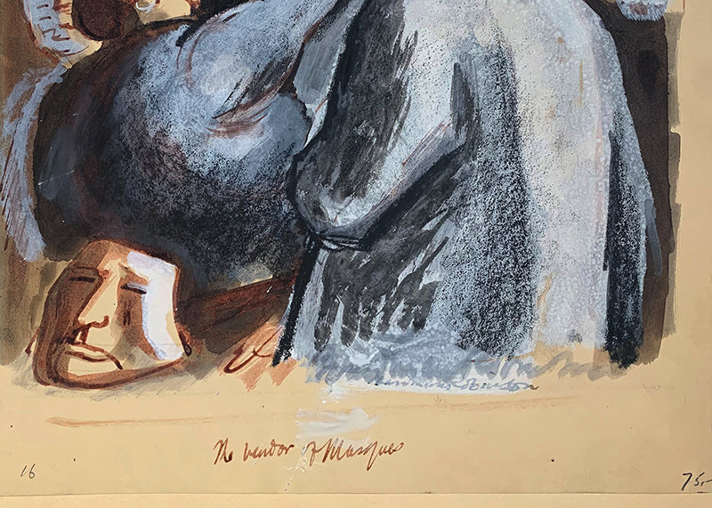 The Vendor of Masques, Painting, circa 1930