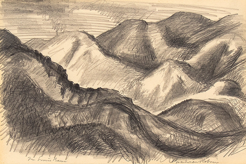 Boardman Robinson (1876-1952) artwork for sale. Untitled (Mountain Landscape, Colorado), Drawing, Denver, Colorado, Art Gallery)
