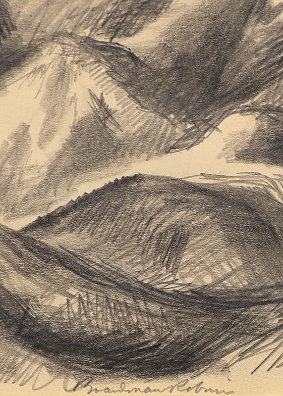 Untitled (Mountain Landscape, Colorado), Drawing