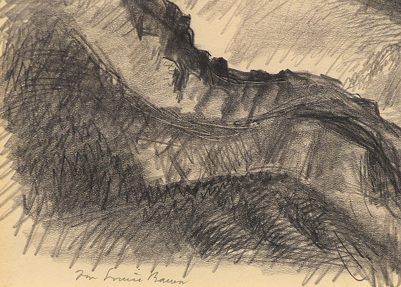 Untitled (Mountain Landscape, Colorado), Drawing