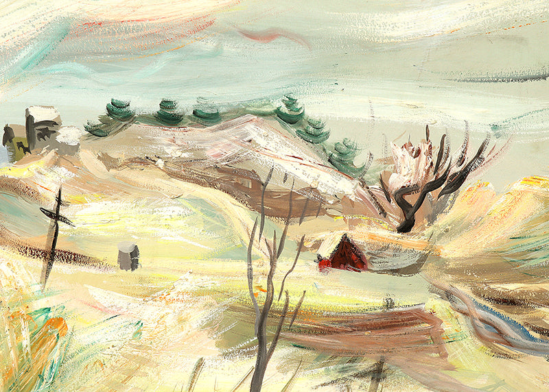 Untitled (Colorado Mountain Town), Painting