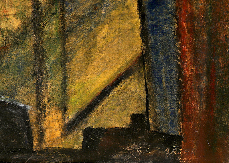Untitled (Perhaps Stieglitz & O'Keefe), Painting, circa 1950