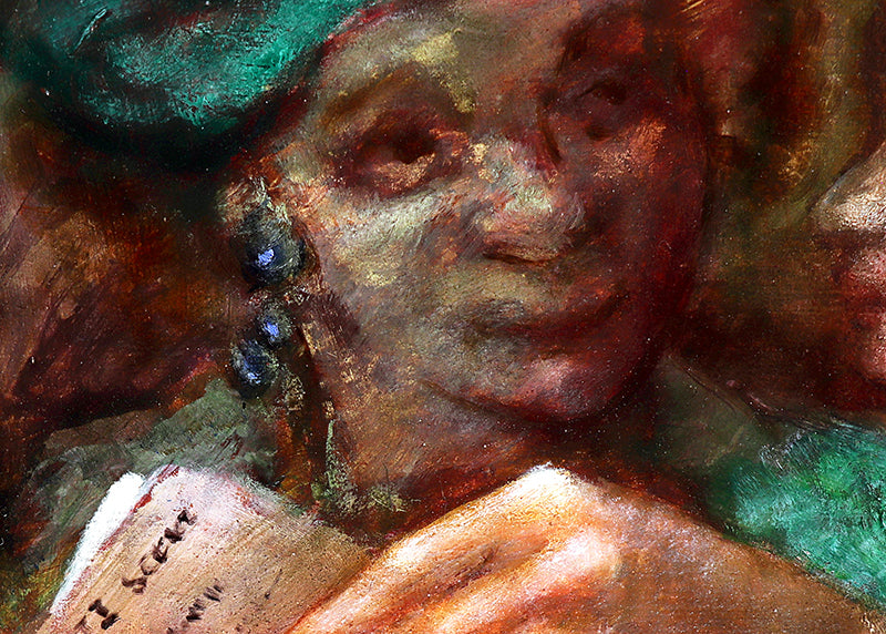 Opera Matinee (Two Women Whispering), Painting, 1948