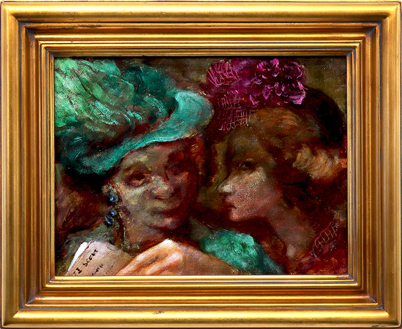 Opera Matinee (Two Women Whispering), Painting, 1948