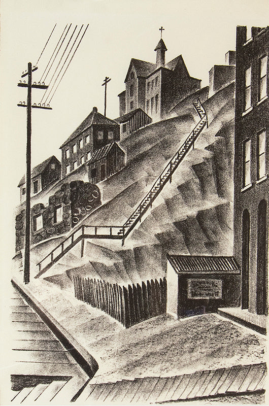 Arnold Ronnebeck (1885-1947) artwork for sale. Central City (Colorado) 3/25, Print, 1933, Denver, Colorado, Art Gallery)