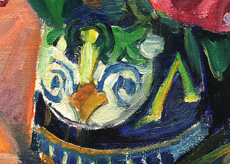 Untitled (Still Life with Pink Roses), Painting