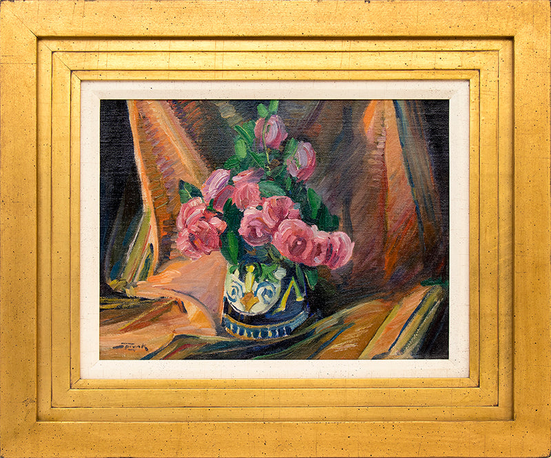 Untitled (Still Life with Pink Roses), Painting
