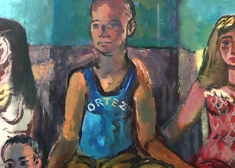 Ortez (Modernist Family Portrait), Painting, 1947