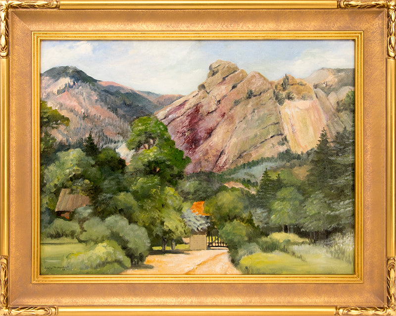 Untitled (Mountain Landscape in Summer), Painting, 1938