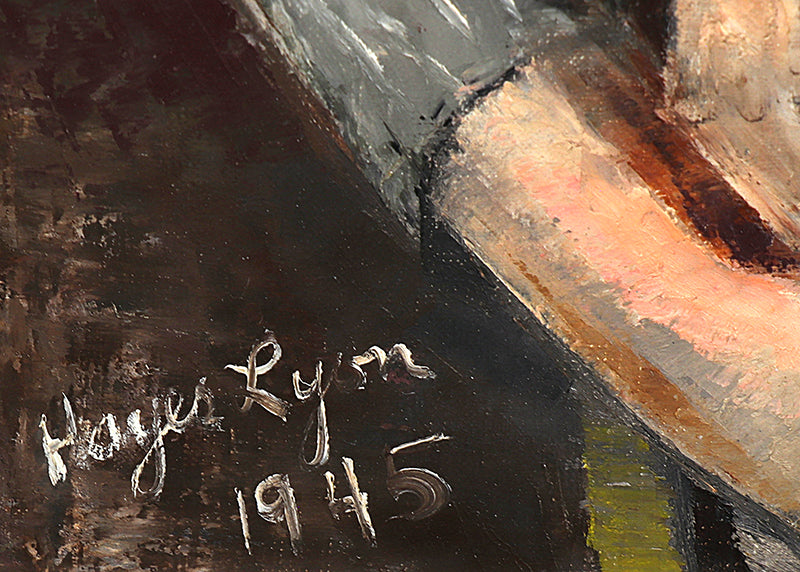 Untitled (Portrait of Bessy Lyon, Artist's Wife), Painting, 1945