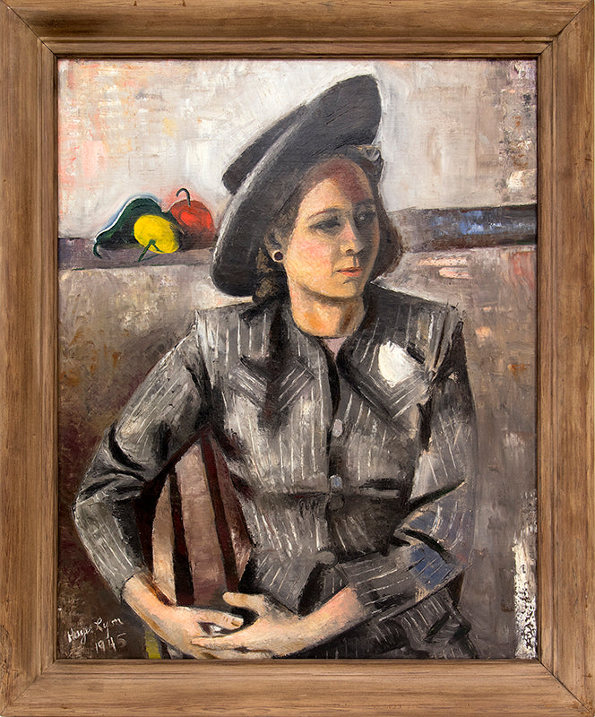 Untitled (Portrait of Bessy Lyon, Artist's Wife), Painting, 1945