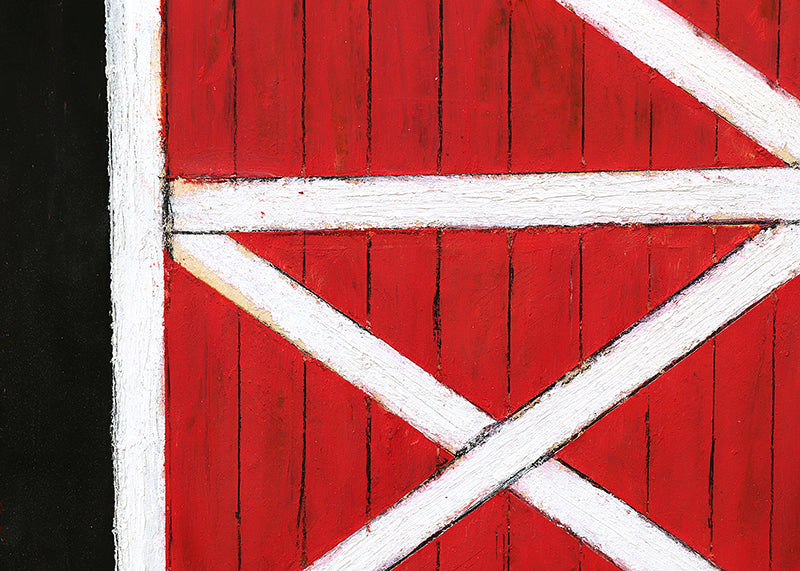Barn Side with Sliding Doors, Drawing, 1983