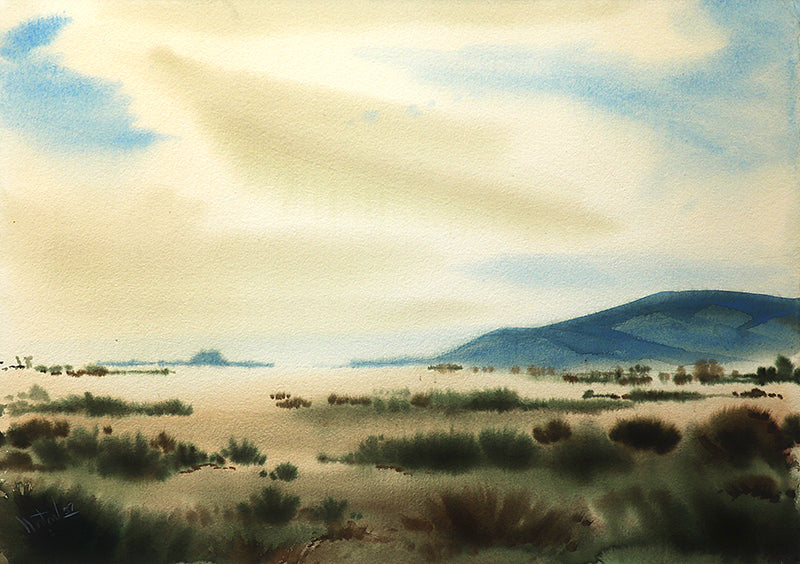 Crandall Norton (1920-) artwork for sale. Silent Desert (Tranquil Desert Landscape), Painting, 1957, Denver, Colorado, Art Gallery)