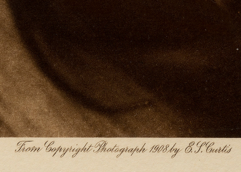 Wolf- Apsaroke, Portfolio #4, Plate #142, Photogravure, 1908