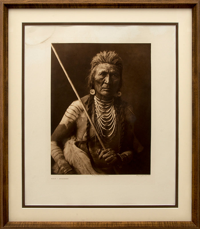 Wolf- Apsaroke, Portfolio #4, Plate #142, Photogravure, 1908