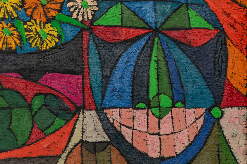 Still Life with Smiling Face, Painting, 1969