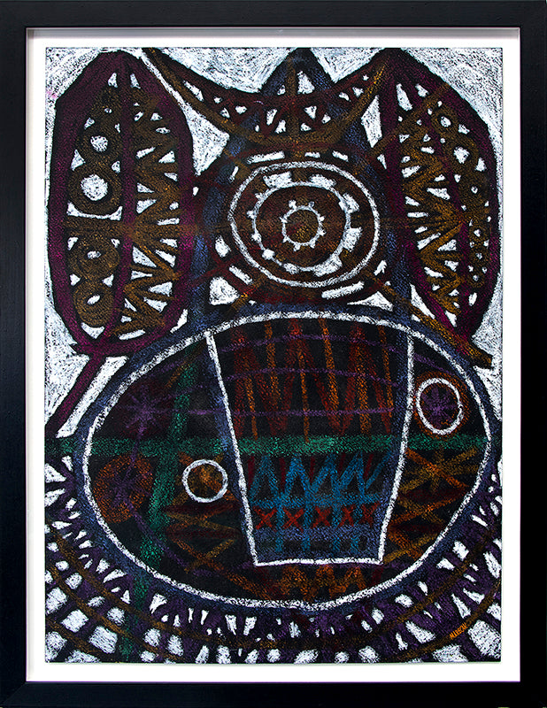 Still Life and Round Lace Table, Painting, 1960