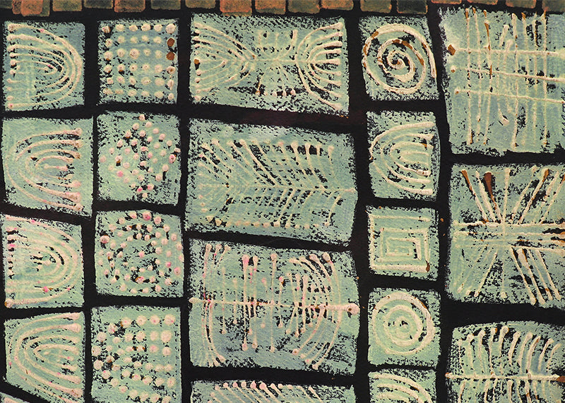 Mystic Writing (Abstract in Green, Umber, and Black), Painting, 1946-1952