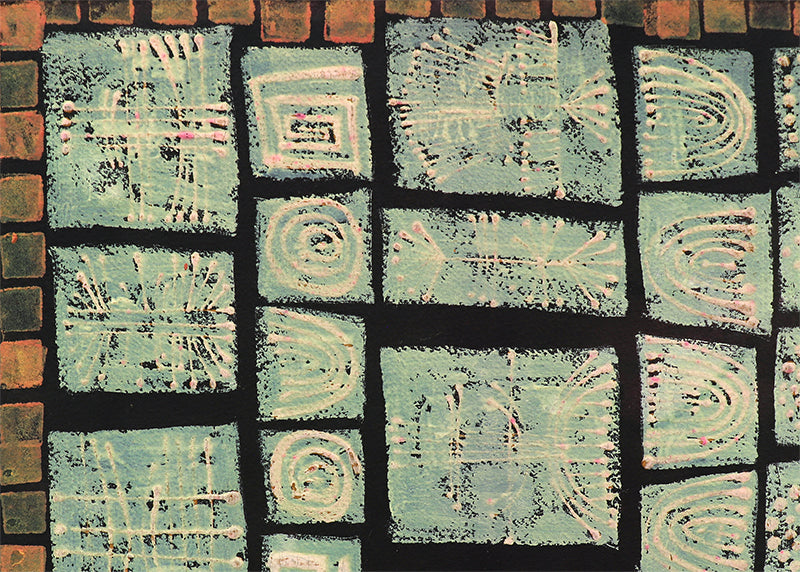 Mystic Writing (Abstract in Green, Umber, and Black), Painting, 1946-1952