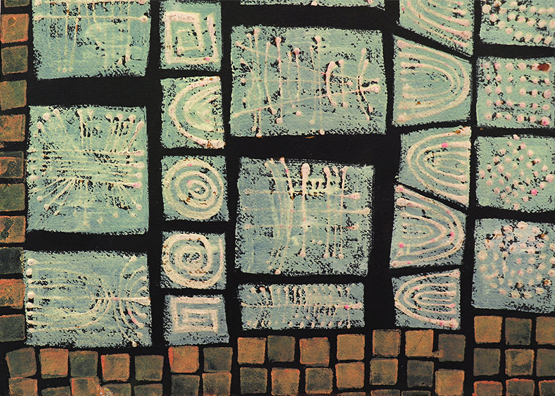 Mystic Writing (Abstract in Green, Umber, and Black), Painting, 1946-1952