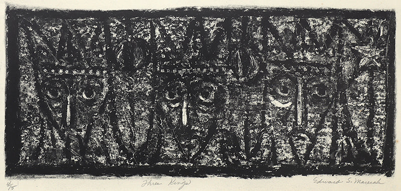Edward Marecak (1919-1993) artwork for sale. Three Kings (4/15), Print, 1948, Denver, Colorado, Art Gallery)