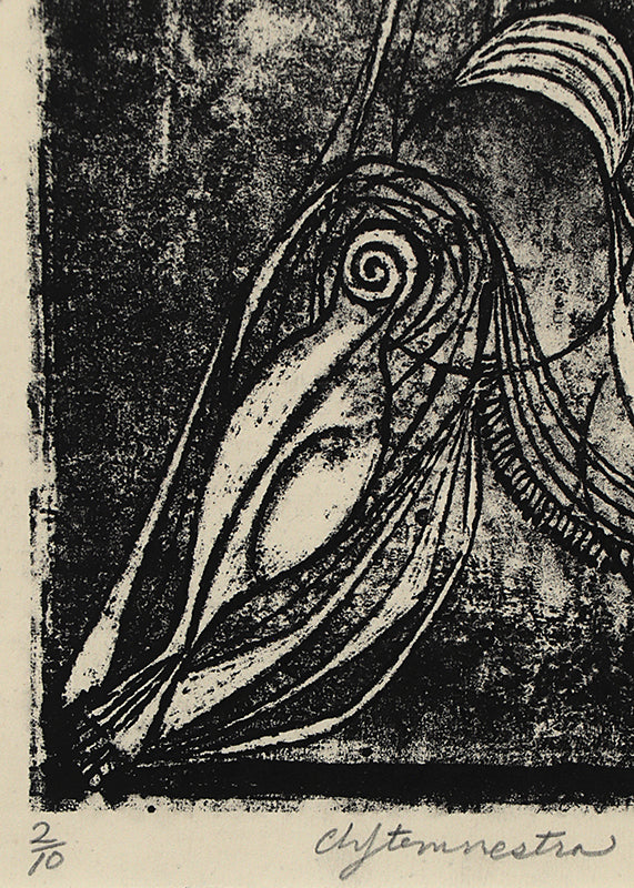Clytemnestra (Abstracted Portrait of a Woman), Print, 1948