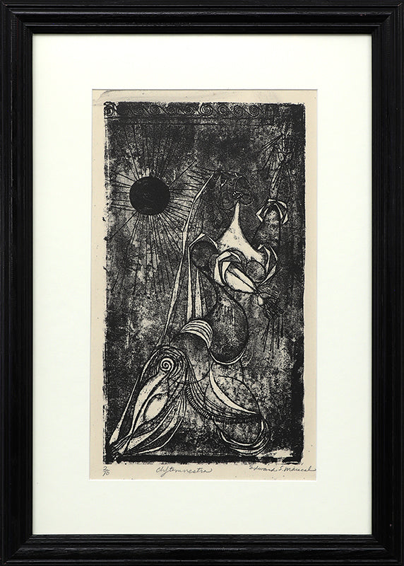 Clytemnestra (Abstracted Portrait of a Woman), Print, 1948
