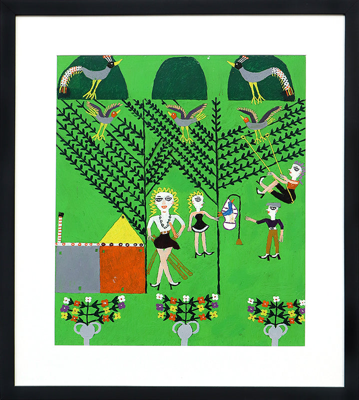 Girl on Swing (San Luis Potosi, Mexico), Painting, 1953-1965