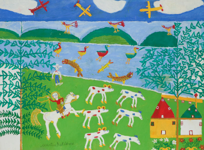 Martin Saldana (1874-1965) artwork for sale. The Ranch (San Luis Potosi, Mexico), Painting, 1953-1965, Denver, Colorado, Art Gallery)