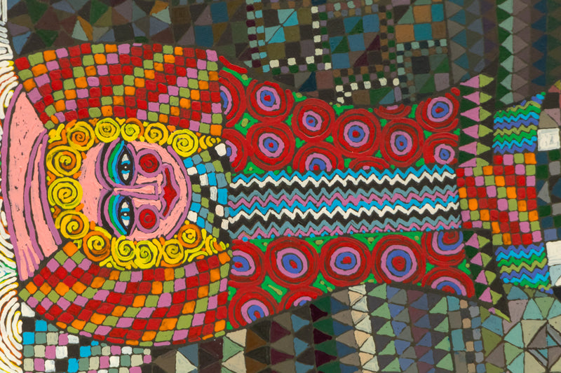 Untitled (Lady Laying in the Park), Painting, 1990