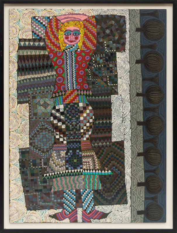 Untitled (Lady Laying in the Park), Painting, 1990