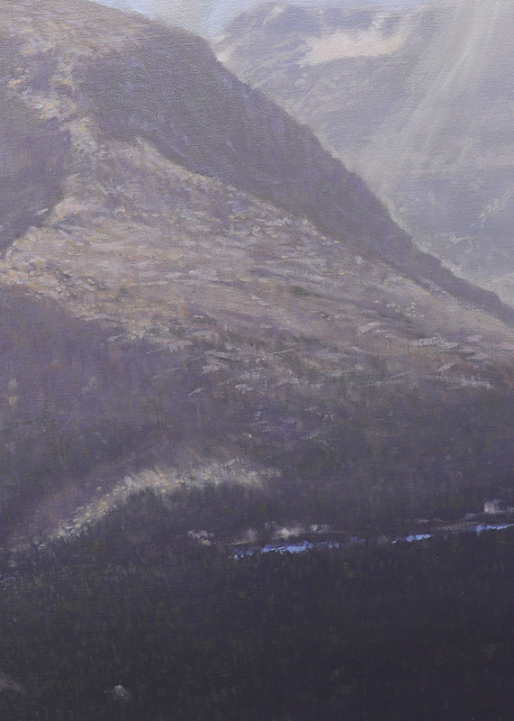 Terra Tomah Mountain - Rocky Mountain National Park, Colorado, Painting