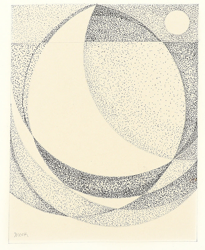 James Meek (1928-) artwork for sale. Untitled (Abstract Sun and Moon), Drawing, Denver, Colorado, Art Gallery)