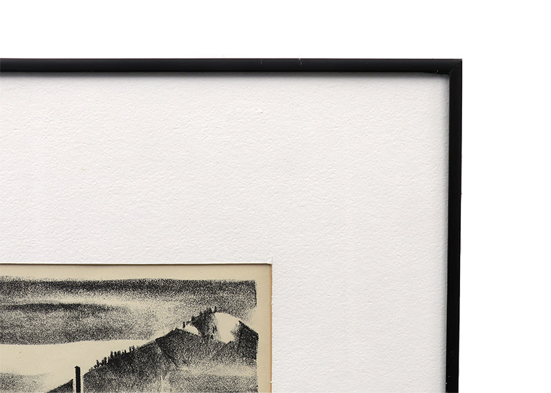 Mine Near Continental Divide (Mine with Mountains), Print, 1933