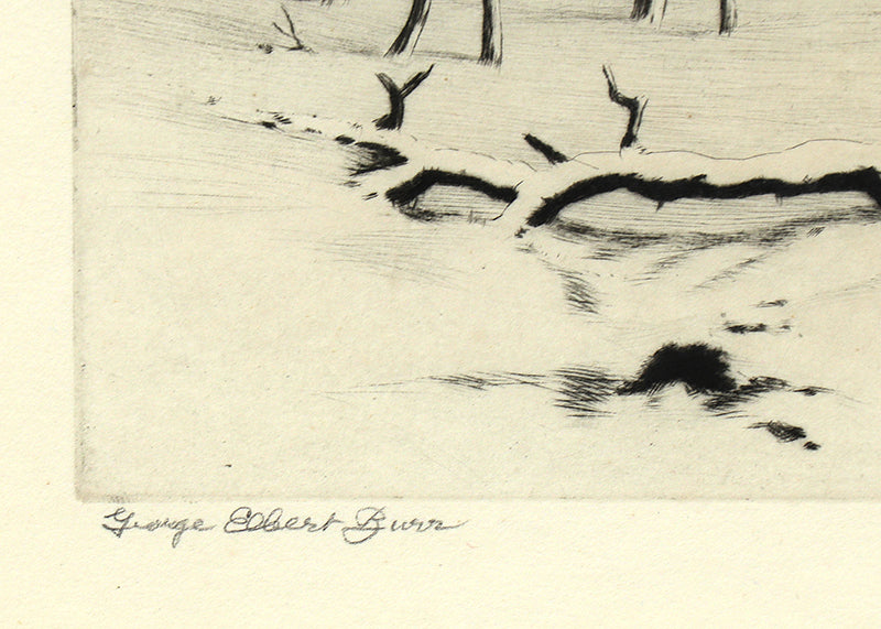 Winter No. 2 (Winter Landscape with Trees), Print, circa 1920