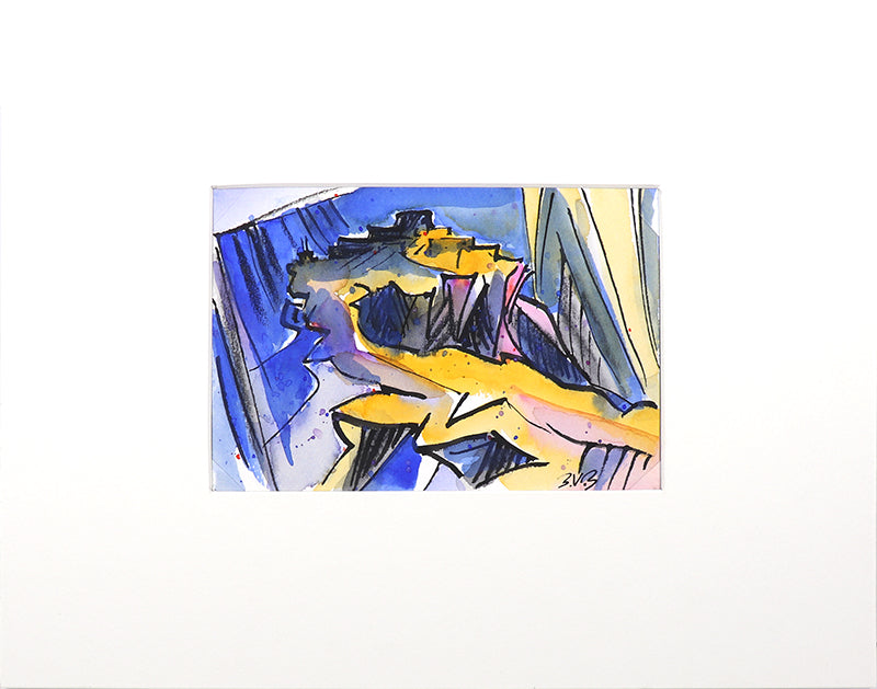 Walpi #1 (Hopi Village on First Mesa, Arizona), Painting, 2001