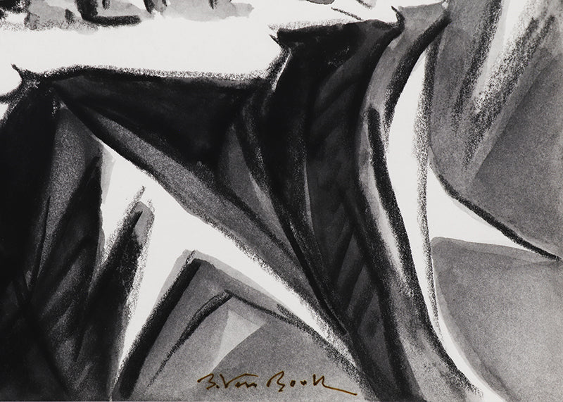 Second Mesa #3 (Hopi Pueblo, Arizona), Painting, circa 2004
