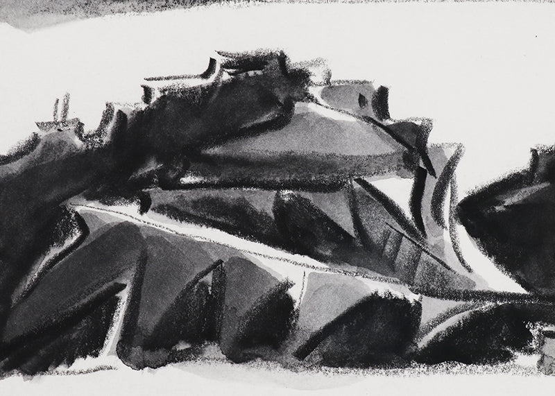 Second Mesa #3 (Hopi Pueblo, Arizona), Painting, circa 2004