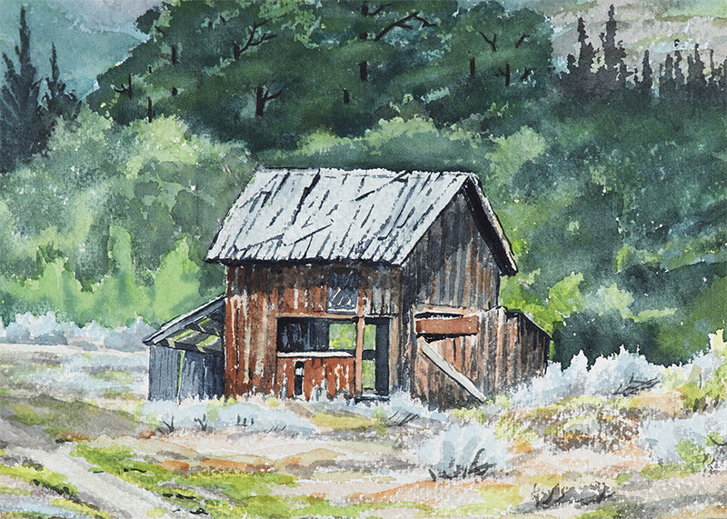 The Aged and the Ageless (Mountain Landscape), Painting