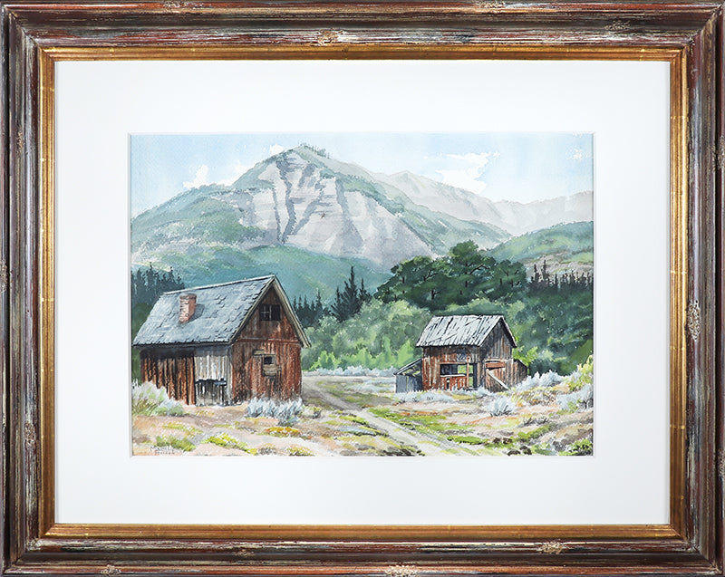 The Aged and the Ageless (Mountain Landscape), Painting