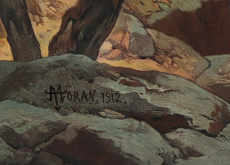Grand Canyon of Arizona from Hermit Rim, Print, 1912