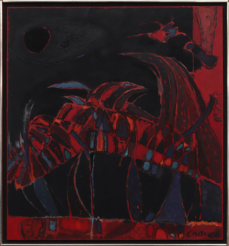 Untitled (Bird Motif), Painting, circa 1980