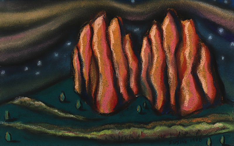 Sushe Felix (20th/21st century) artwork for sale. Untitled (Garden of the Gods near Colorado Springs), Drawing, 1988, Denver, Colorado, Art Gallery)