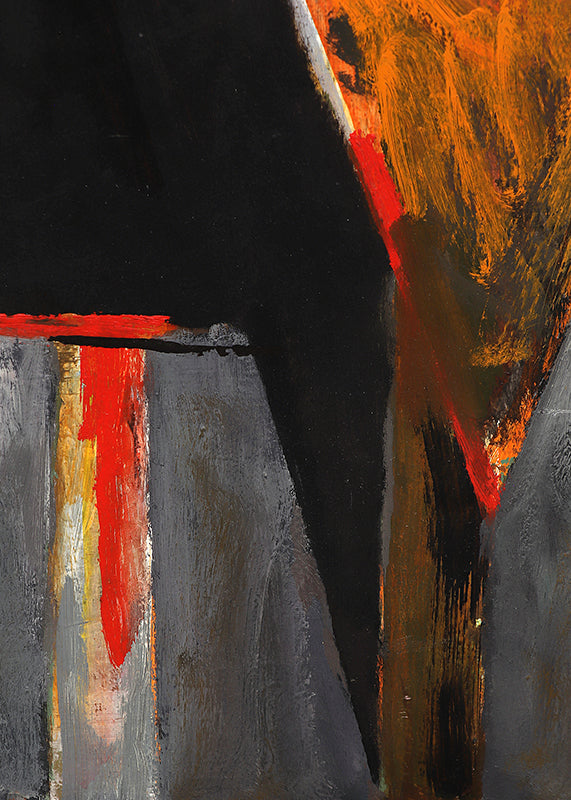 Signals, Orange and Black, Painting, 1962