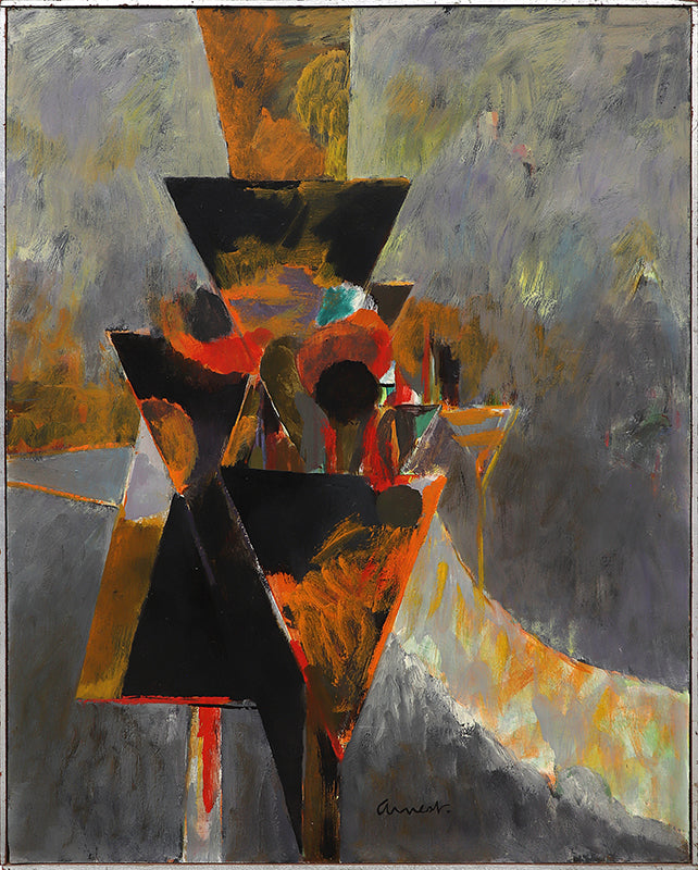 Signals, Orange and Black, Painting, 1962