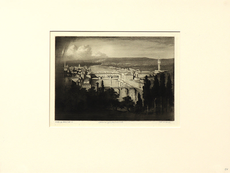 Florence From San Miniato (Italy), Print, circa 1905