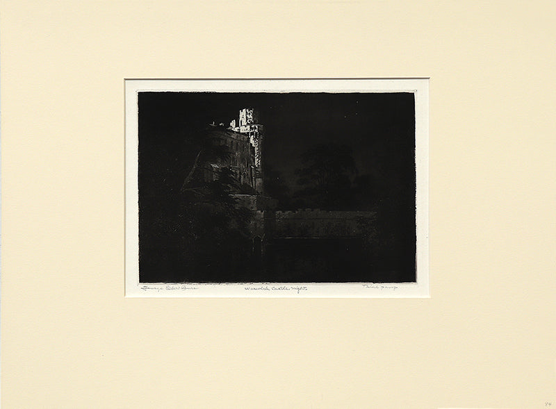 Warwick Castle, Night (England), Print, circa 1905