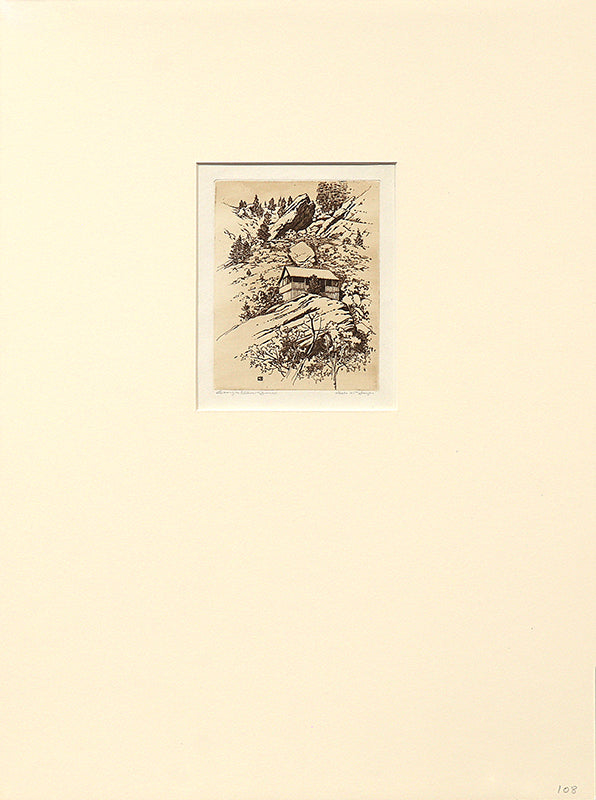 Our Cabin (Rocky Mountains, Colorado), Print, circa 1920